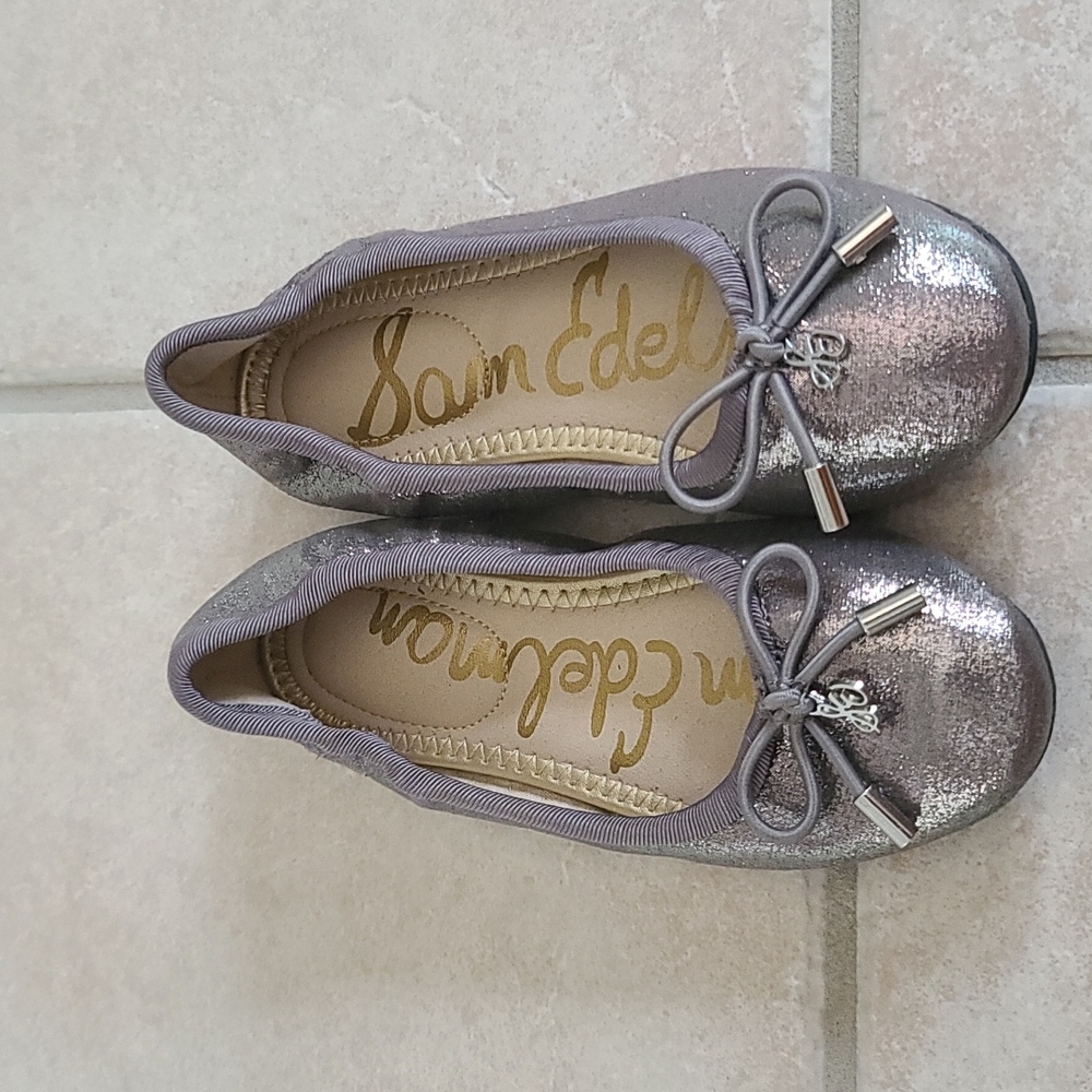 Sam Edelman Silver Felicia Ballet Flats